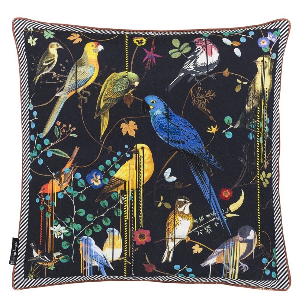 Christian Lacroix Birds Sinfonia Cushion in Crepuscule